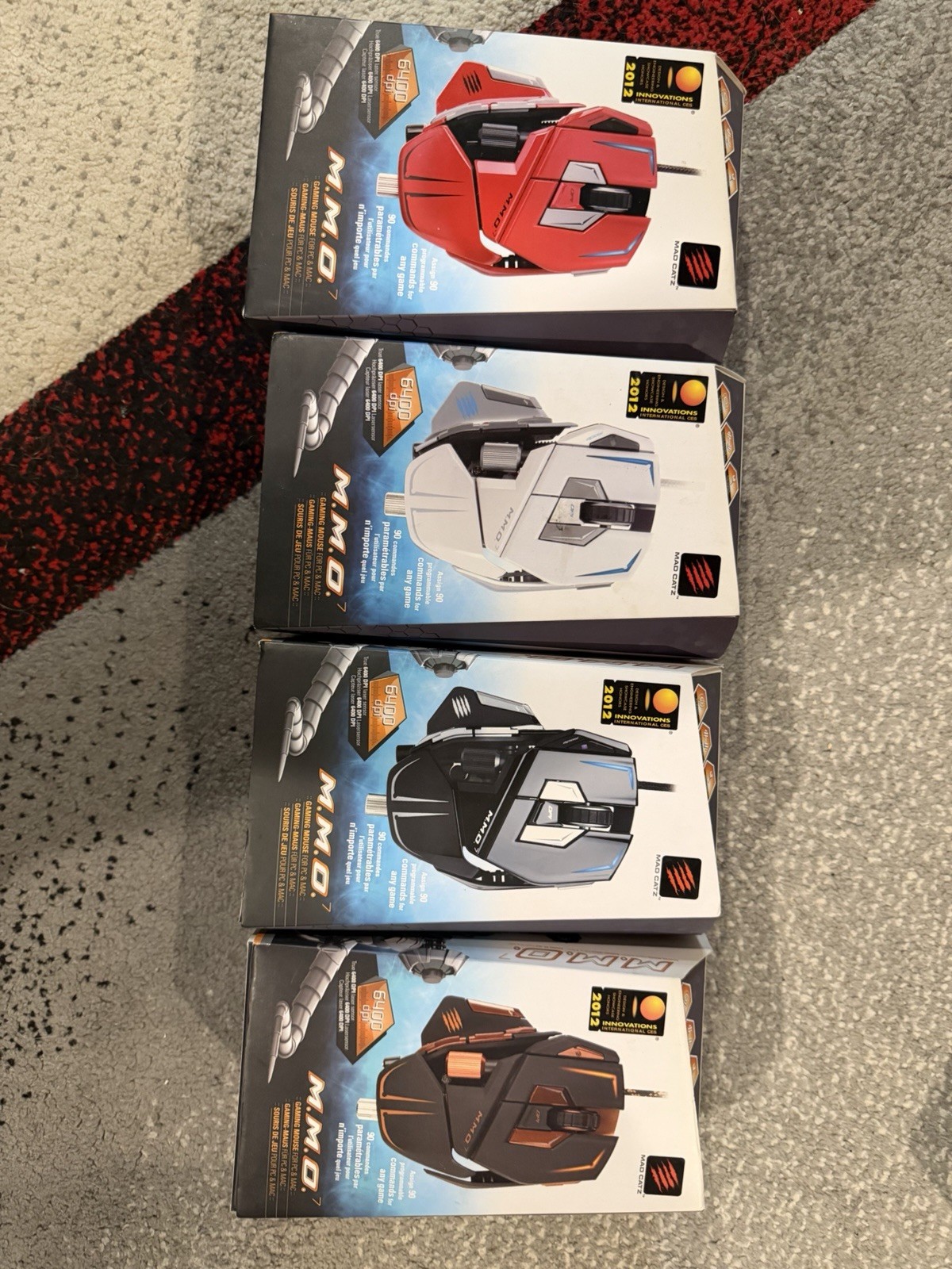 Mad Catz M.M.O. 7 Complete Set**Extremely Rare** - All 4 Colors