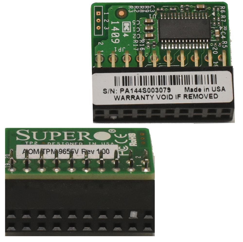 Supermicro Add on Module AOM-TPM-9655V Vertical Rev 1.00 X9 X10