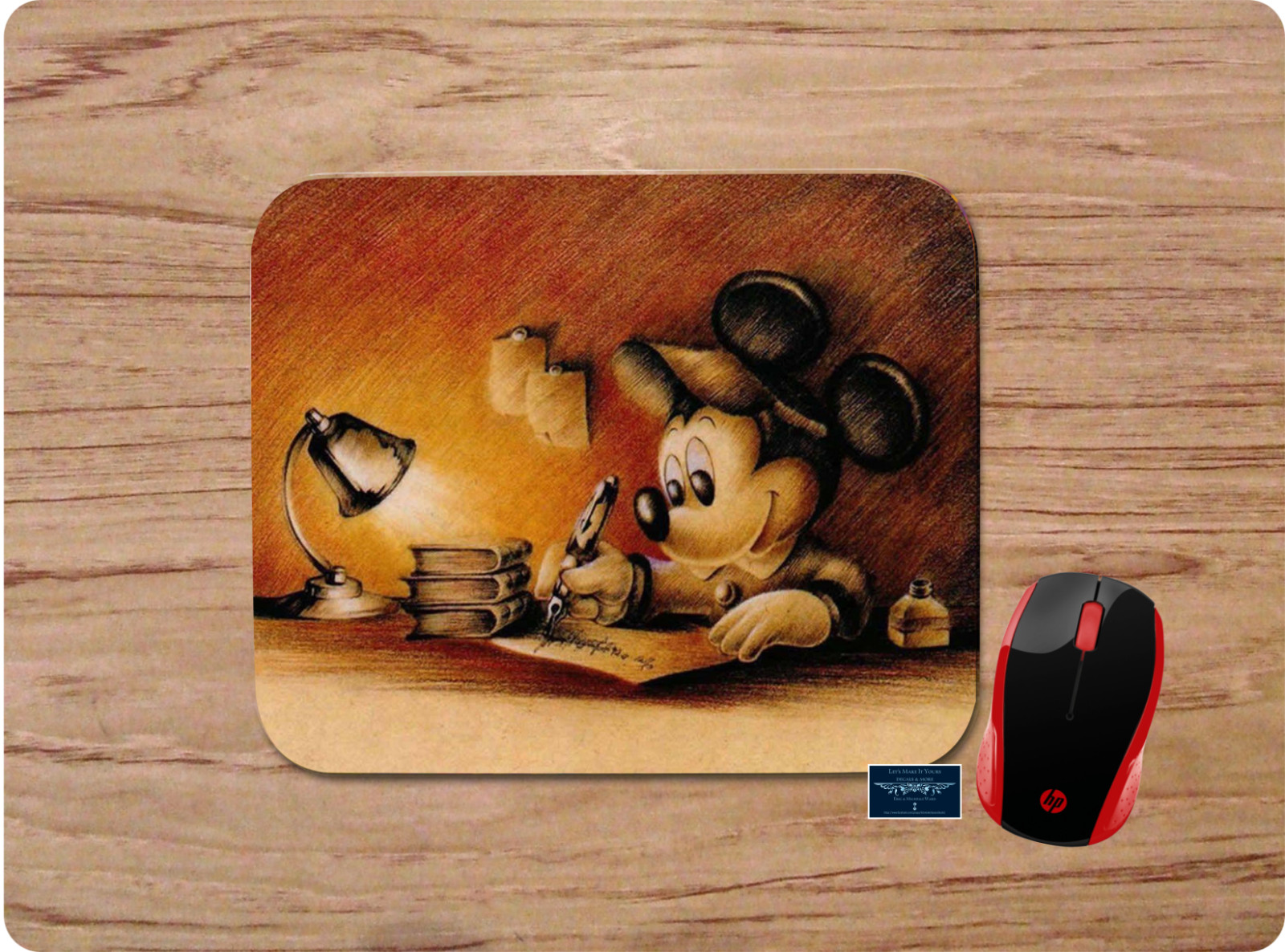MICKEY MOUSE CLASSIC ART CUSTOM MOUSEPAD DESK MAT HOME OFFICE SCHOOL DISNEY GIFT