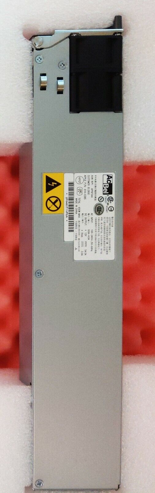 NEW Apple 614-0385 Xserve 650W Acbel API5FS44 Hot Swap Power Supply PSU Xserver