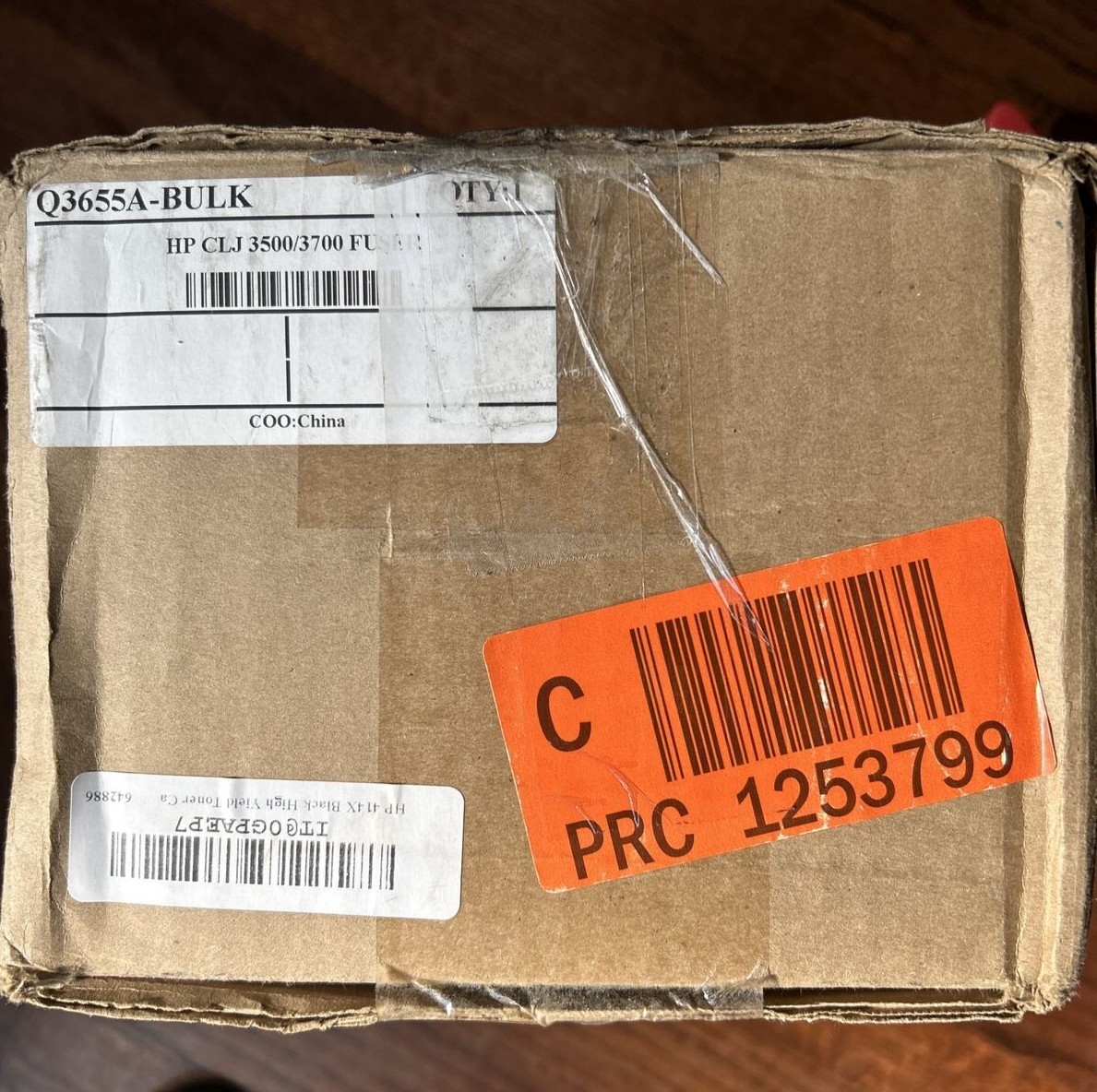 HP Genuine 308A 110V FUSER KIT  (Q3655A) for LaserJet 3500 3550 3700 3700N 