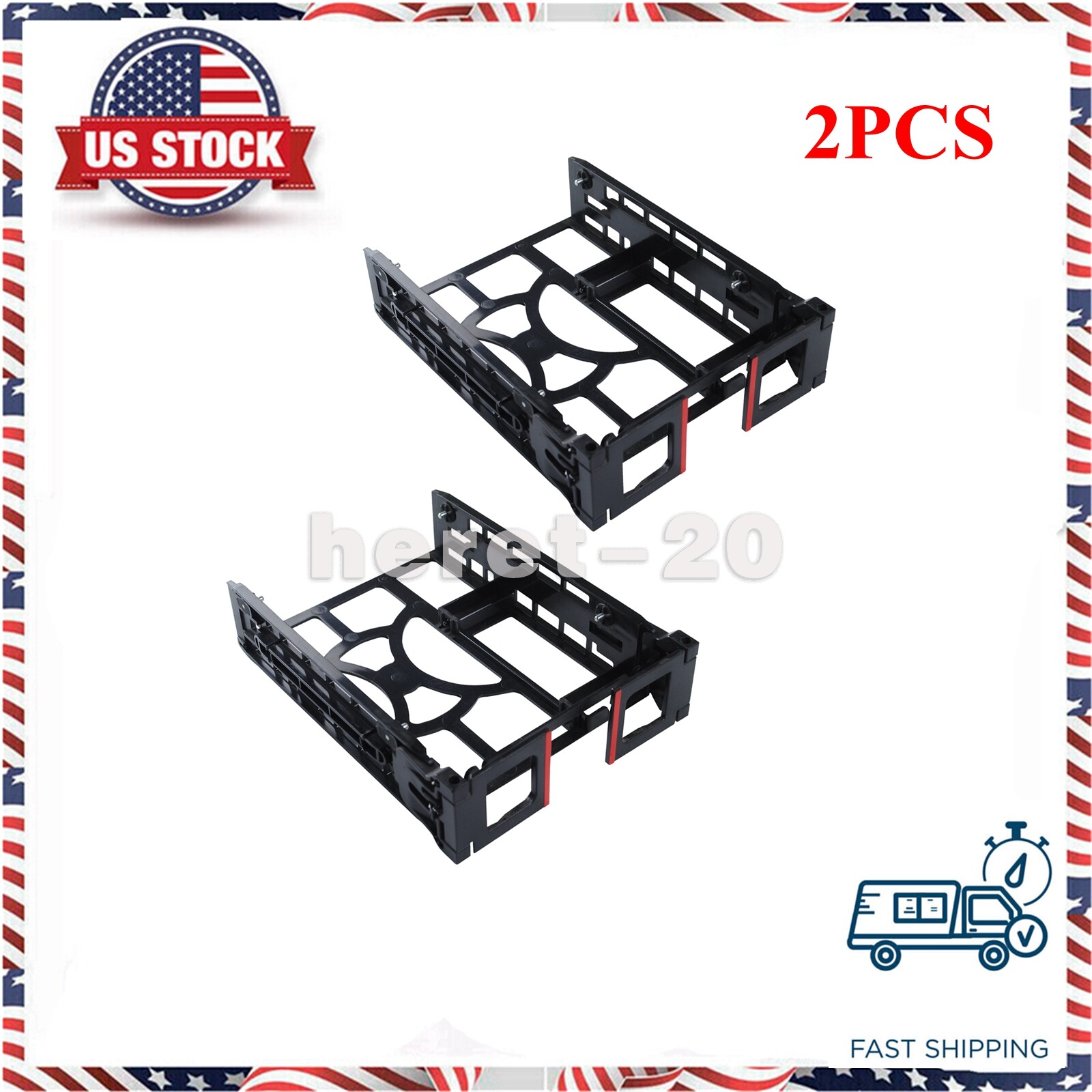 Lot 2 for Lenovo ThinkStation Tray Caddy 2.5" 3.5" Caddy 03T8806 P500 P700 P510