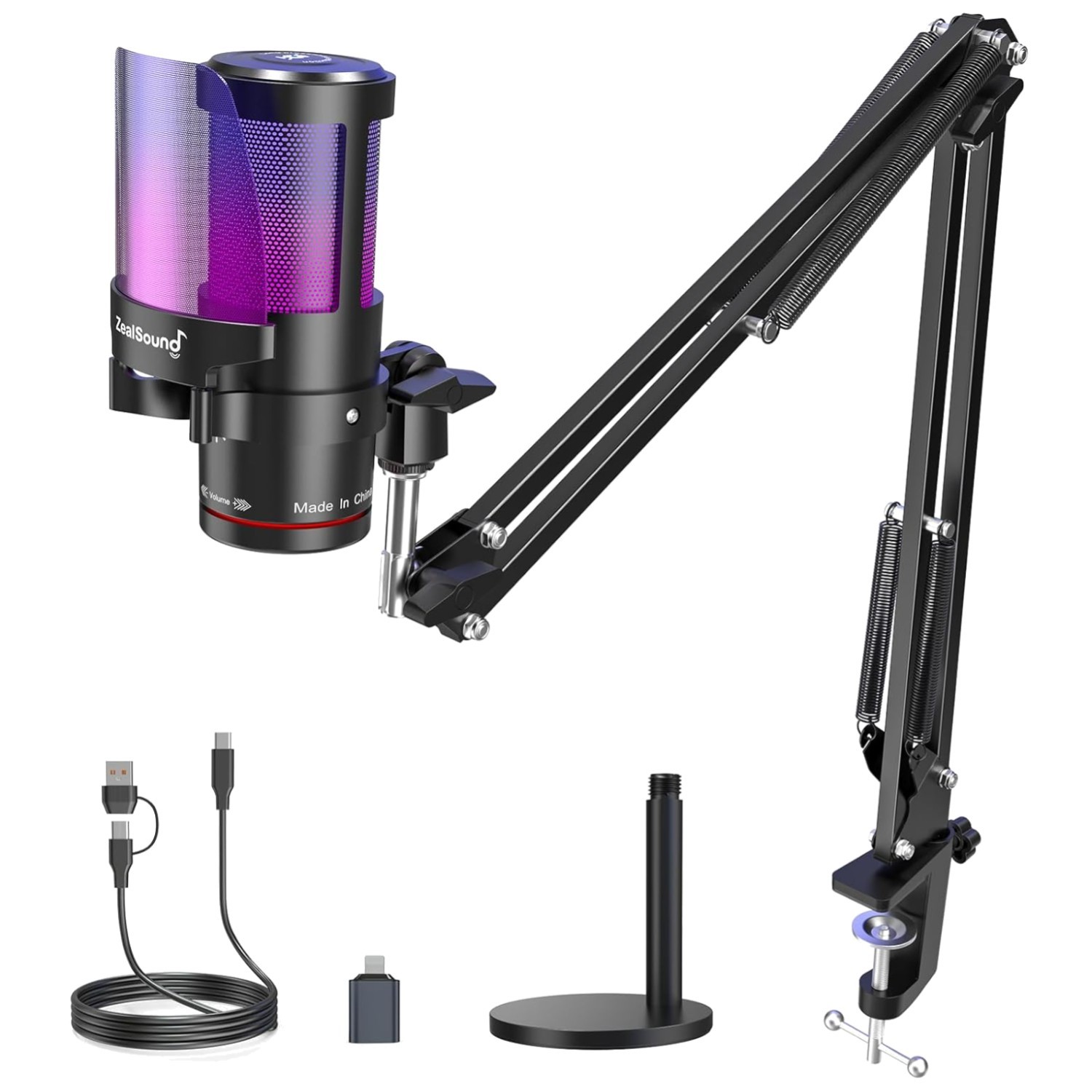 Professional Podcasting Mic with Active Noise-Cancellation