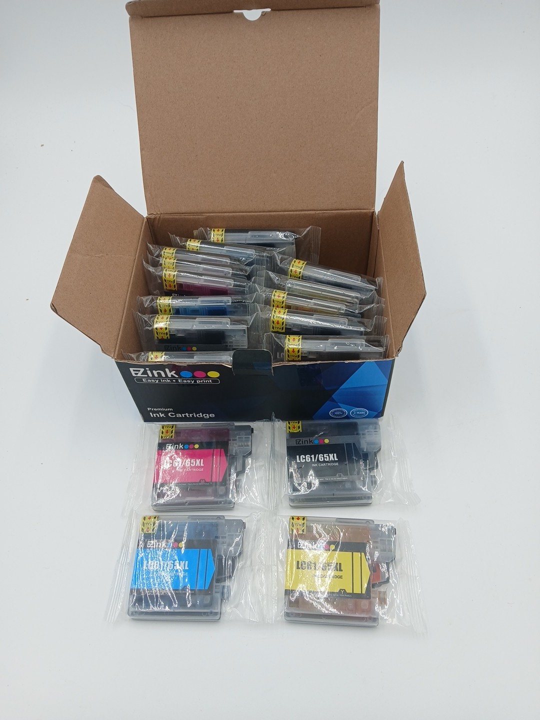 EZink Ink Cartridges PGI250XL, CLI251XL (17 Pack) All Sealed
