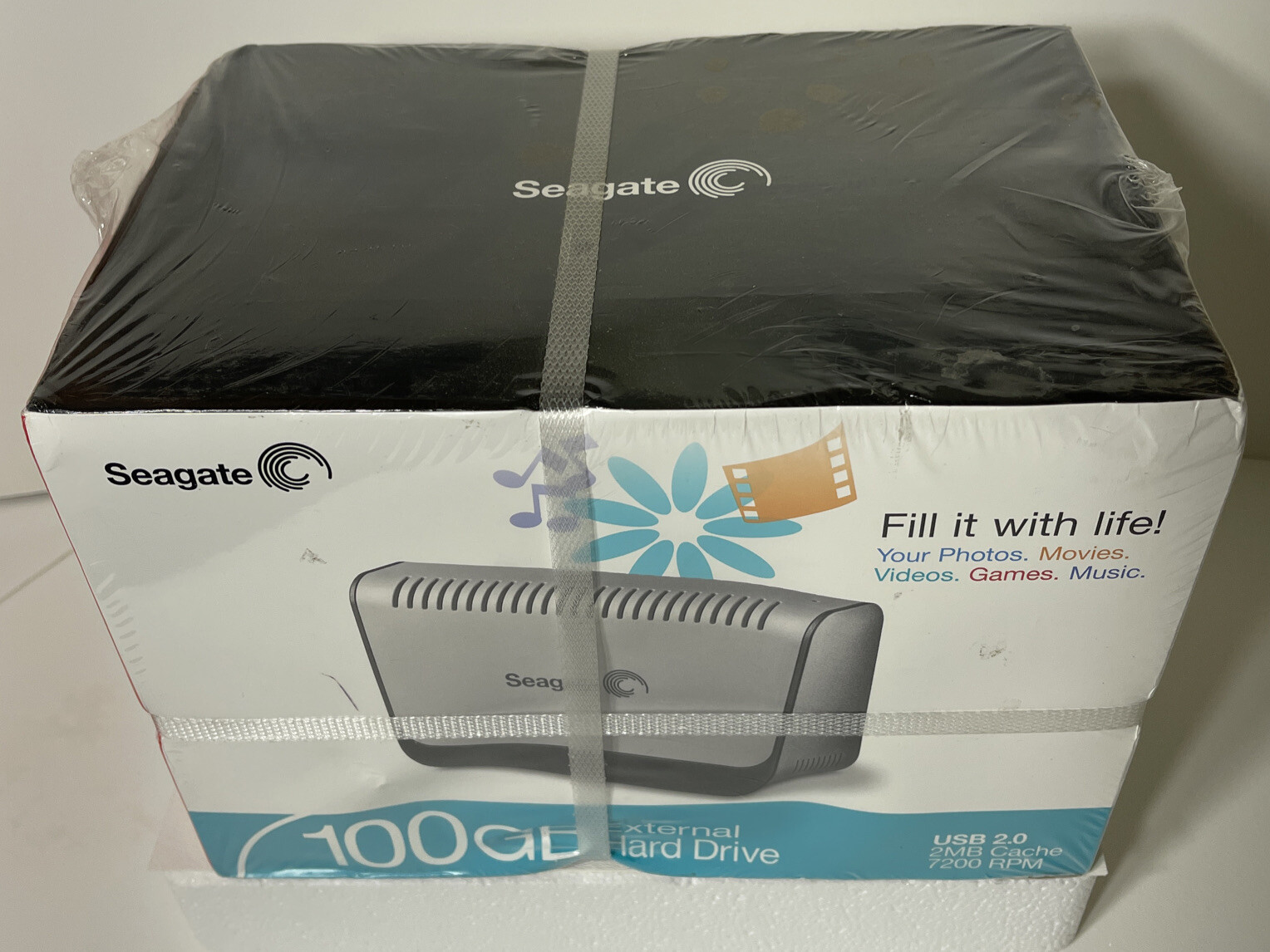 Seagate External 100GB 100 GB HDD HD Hard Drive- Factory Sealed-NEW. ￼