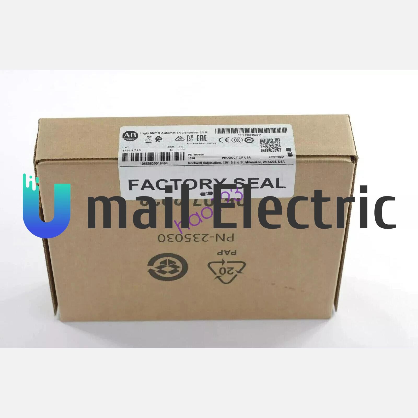 New Sealed AB 1756-L71S Ser B GuardLogix Automation Controller DHL/FedEx