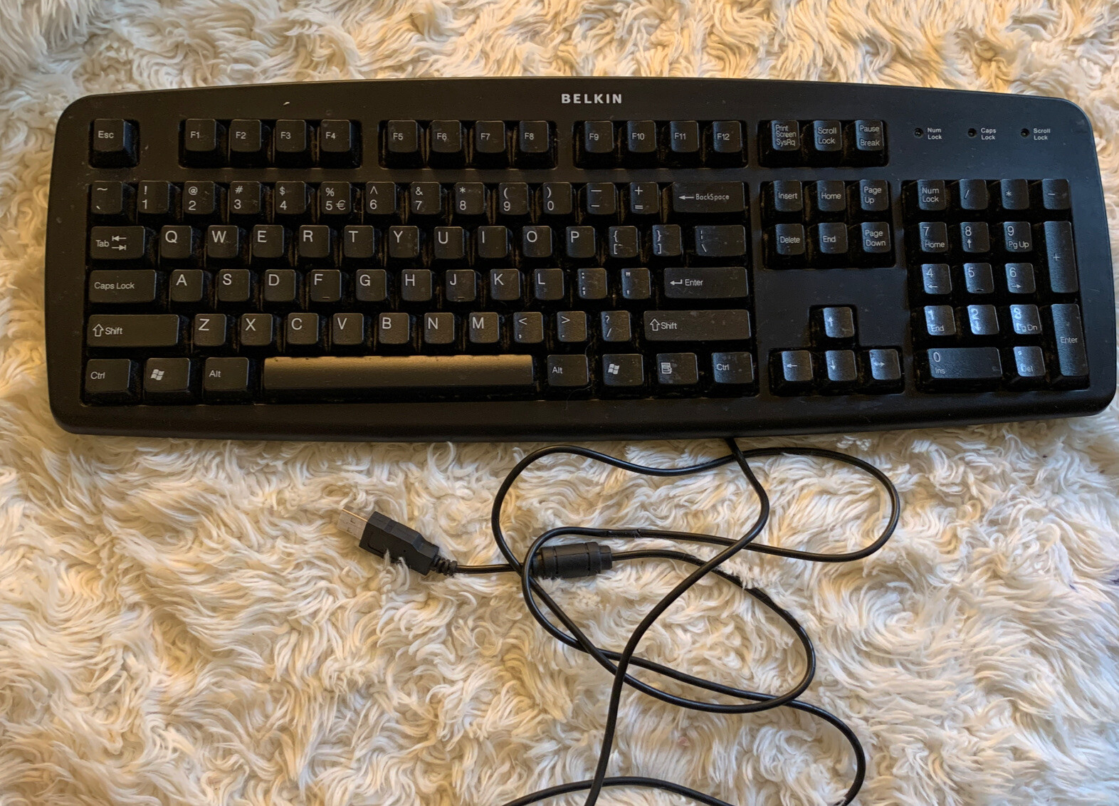 Belkin USB Keyboard ClassicKeyboard F8E206-USB- Black