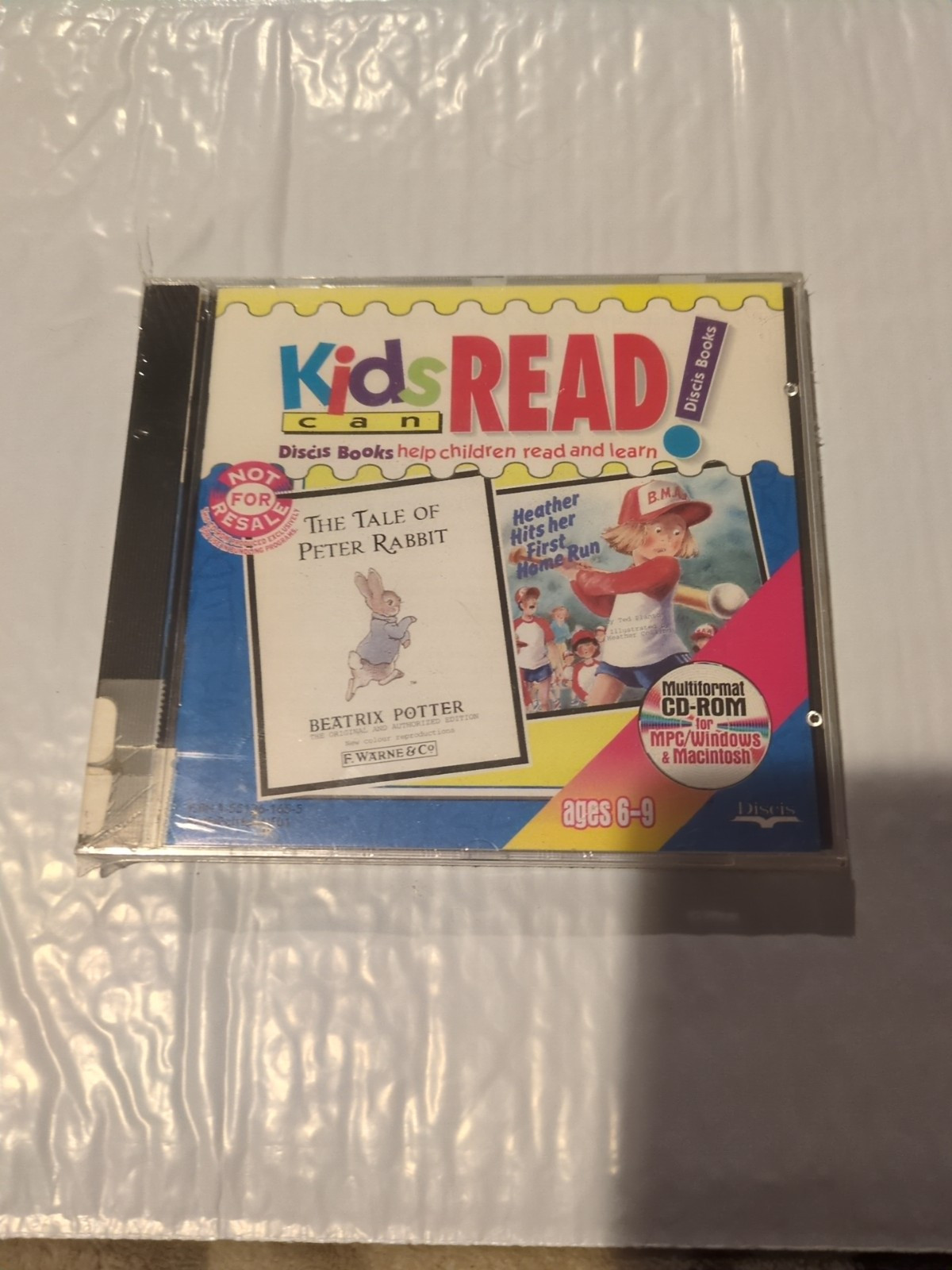 Vtg. Kids Can Read The Tale of Peter Rabbit CD-ROM PC & Mac Brand New Sealed