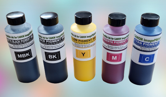 5- 130 ML bottle Ink For  TA-20, TA-30, TM-200, TM-205, TM-240, TM-250, TM-300,