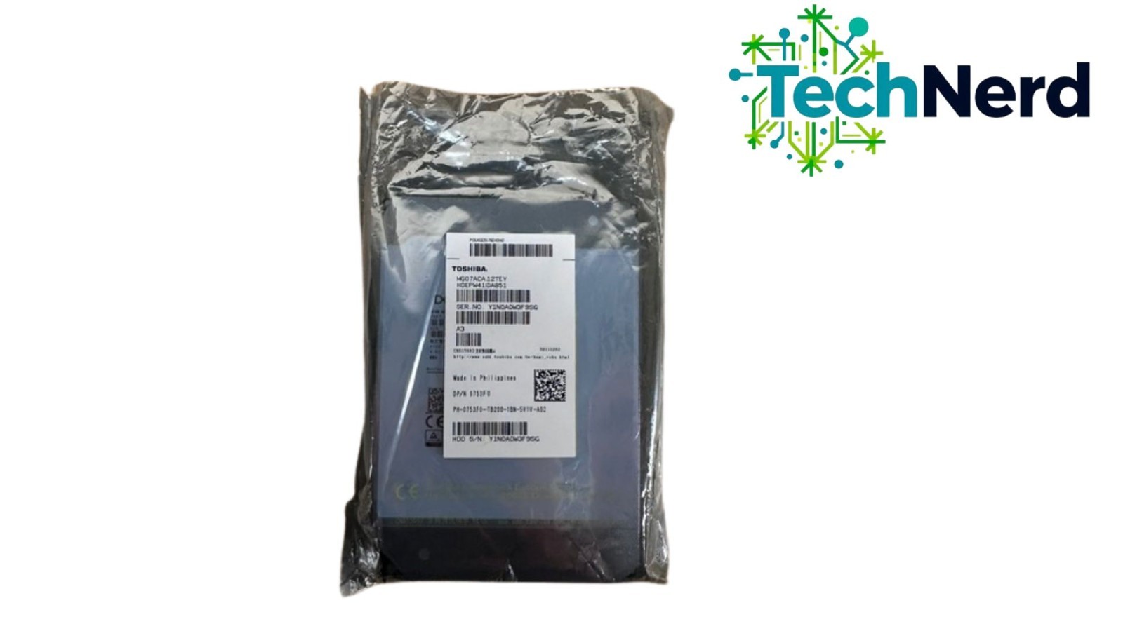 753F0 MG07ACA12TEY DELL 12TB 7.2K 6G SATA 3.5 512E