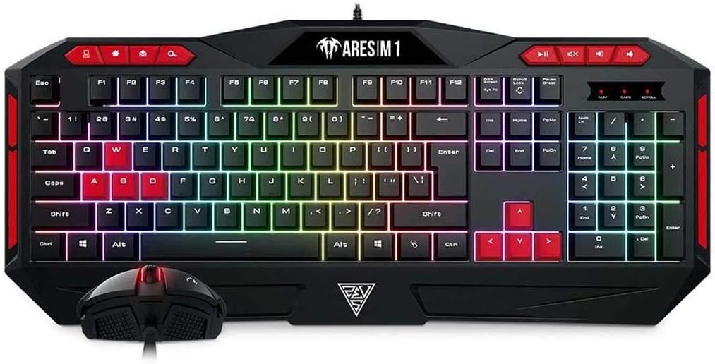 GAMDIAS ARES M1 Combo(ARES/M1+Zeus/E2) Wired Keyboard and Wired Optical MOUSE