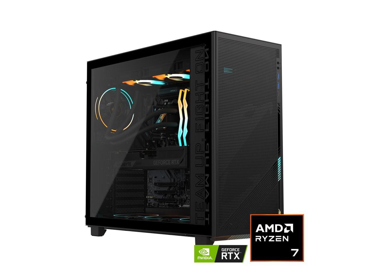GIGABYTE AORUS PRIME 5 Gaming Desktop PC, AMD Ryzen 7 9700X, GIGABYTE RTX 5070 T