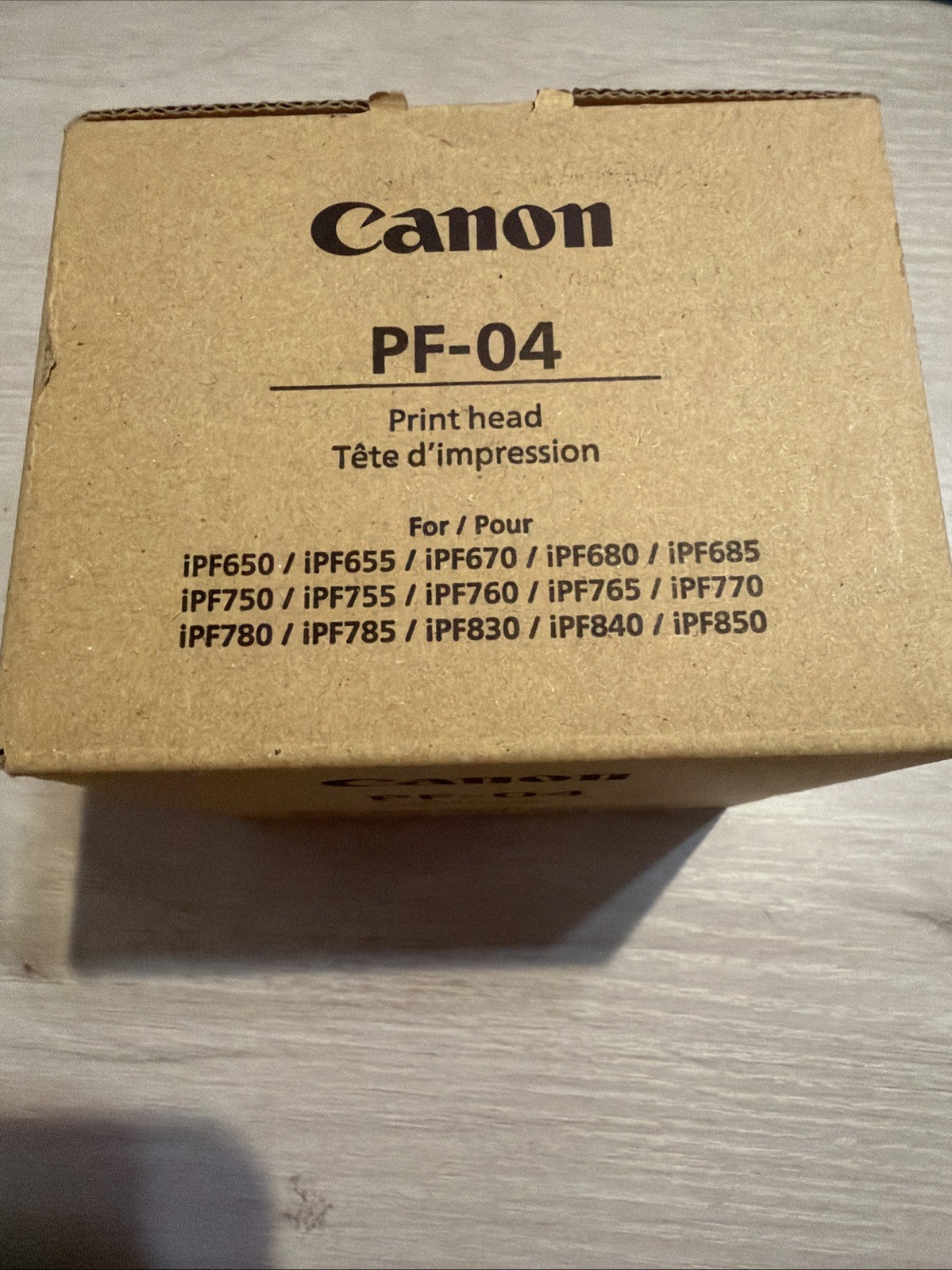 Cannon PF-04 (3630B003AA) Black Printhead As Is Untested
