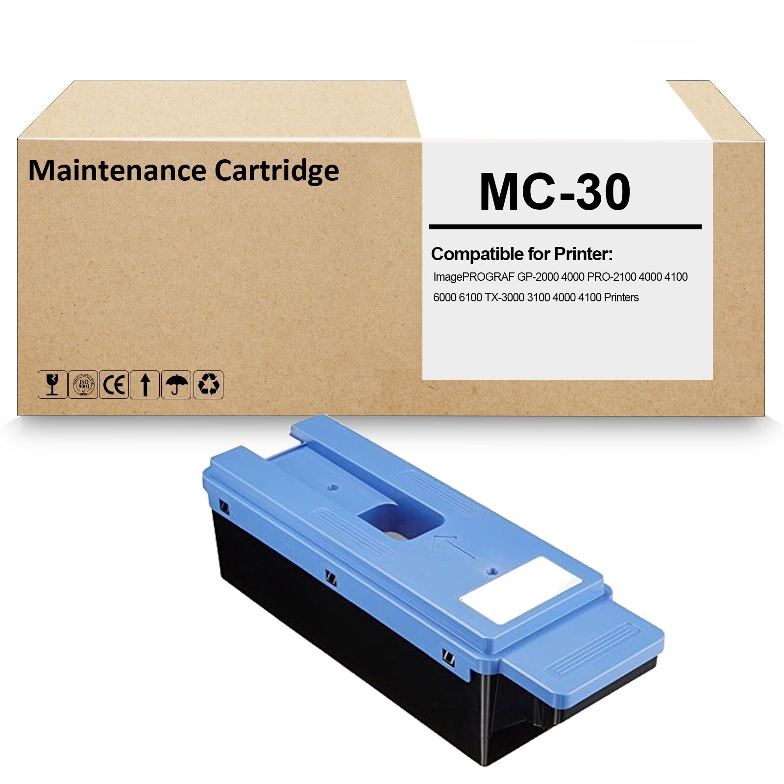 1 Pack MC-30 MC30 Maintenance Cartridge Compatible for ImagePROGRAF GP-2000 4000