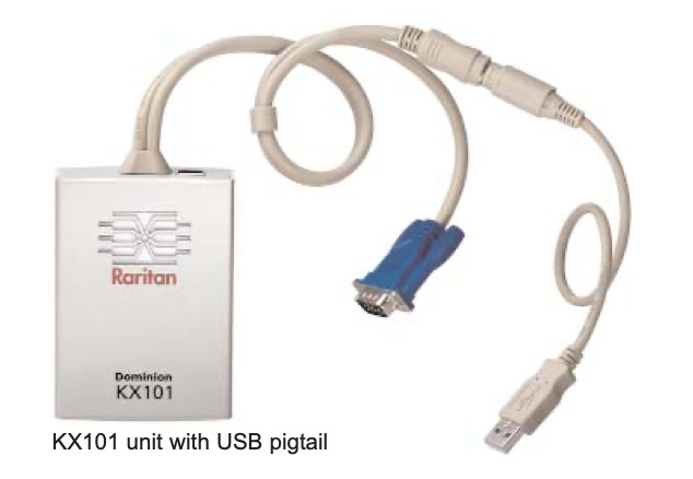 Raritan Dominion KX101 Model DKX101 w/Mounting Kit & Remote Client/User's Guide