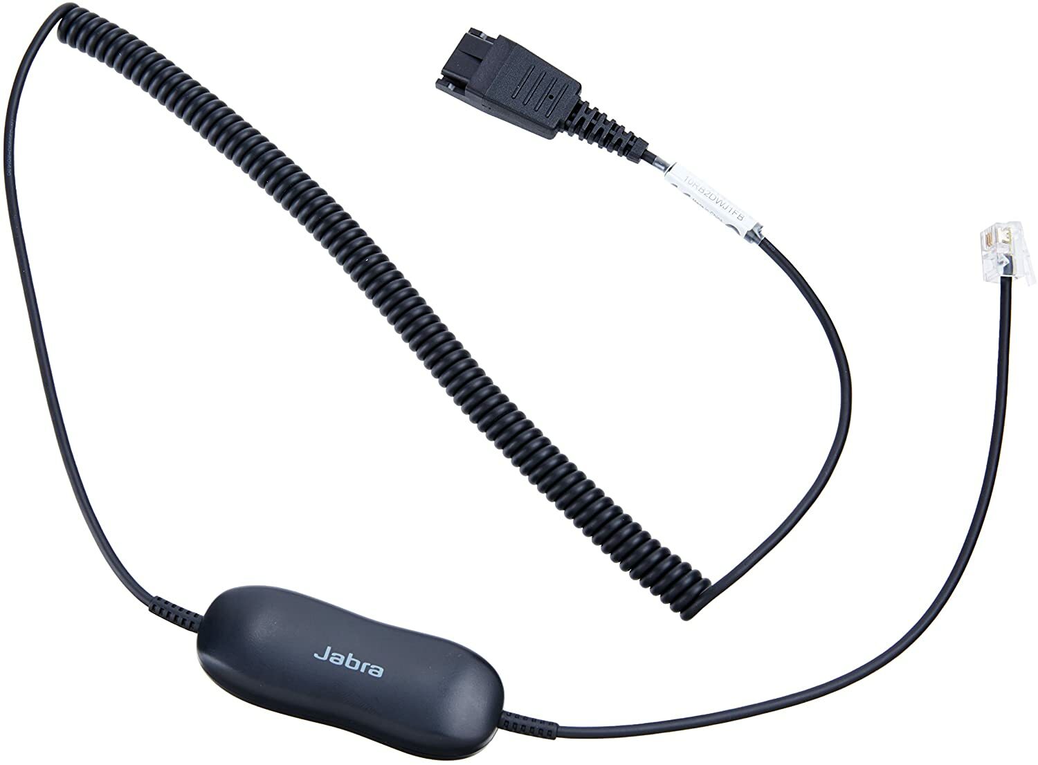 Jabra GN1216 SmartCord - Coiled Headset Cable for Avaya Deskphones