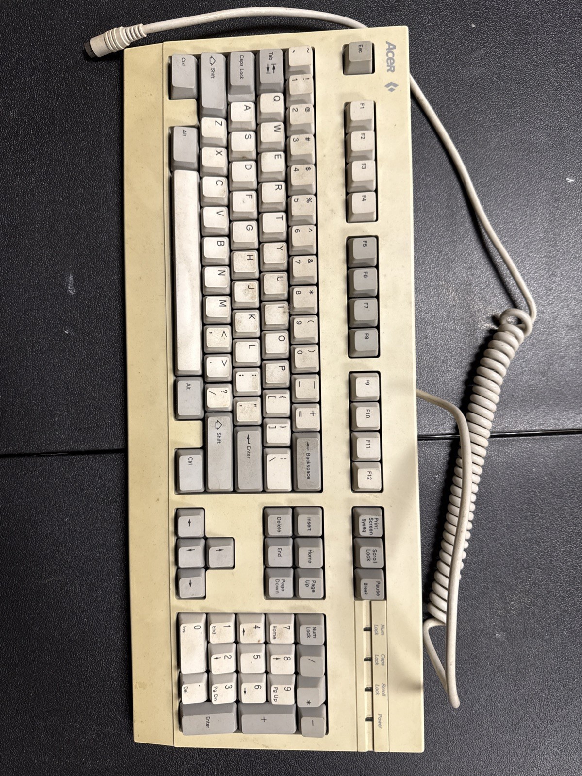 VINTAGE ACER 6511-KW PS2 WINDOWS KEYBOARD EXTENSION