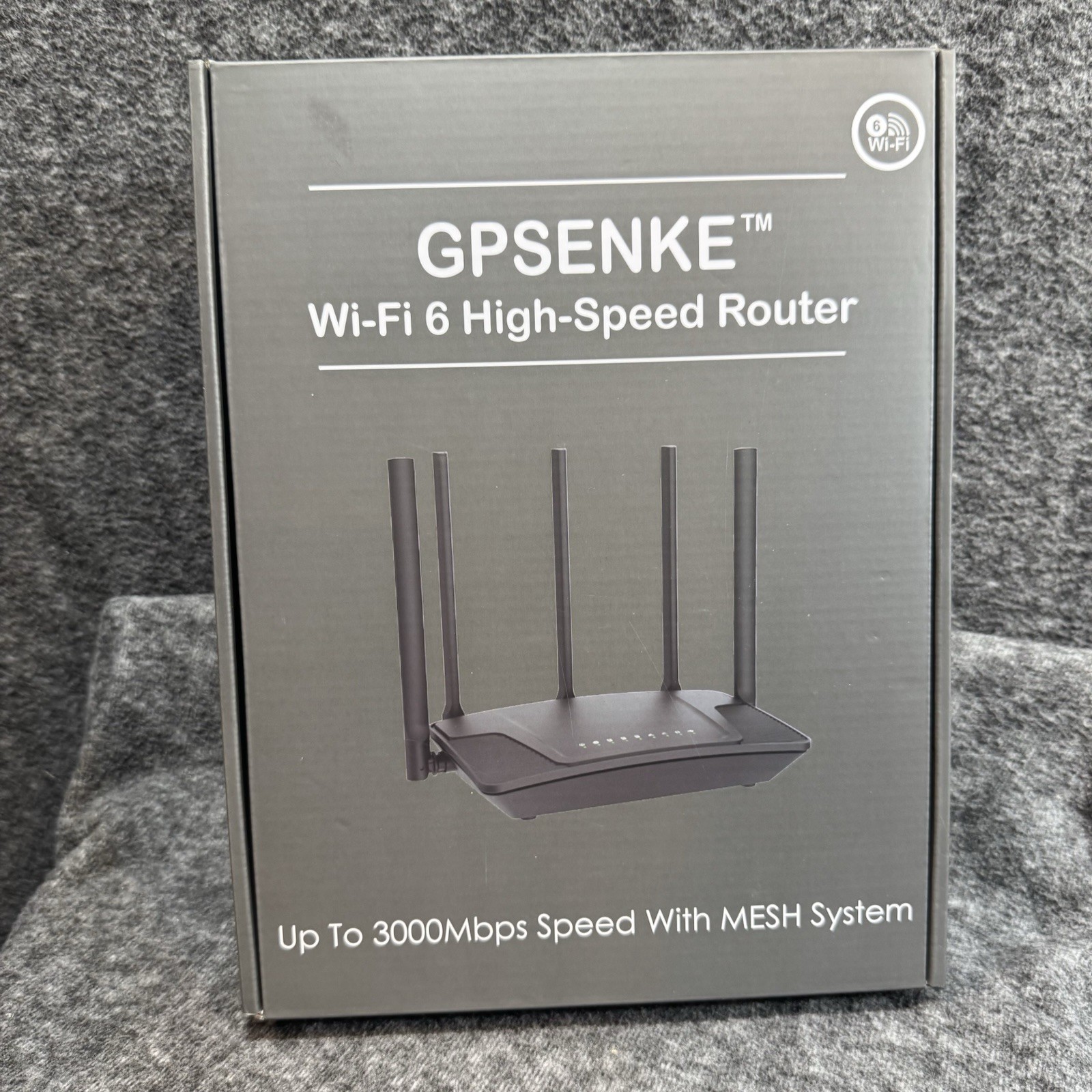 GPSENKE AX3000 WiFi 6 Router 3000Mbps Dual Band Gigabit Mesh Wireless Router