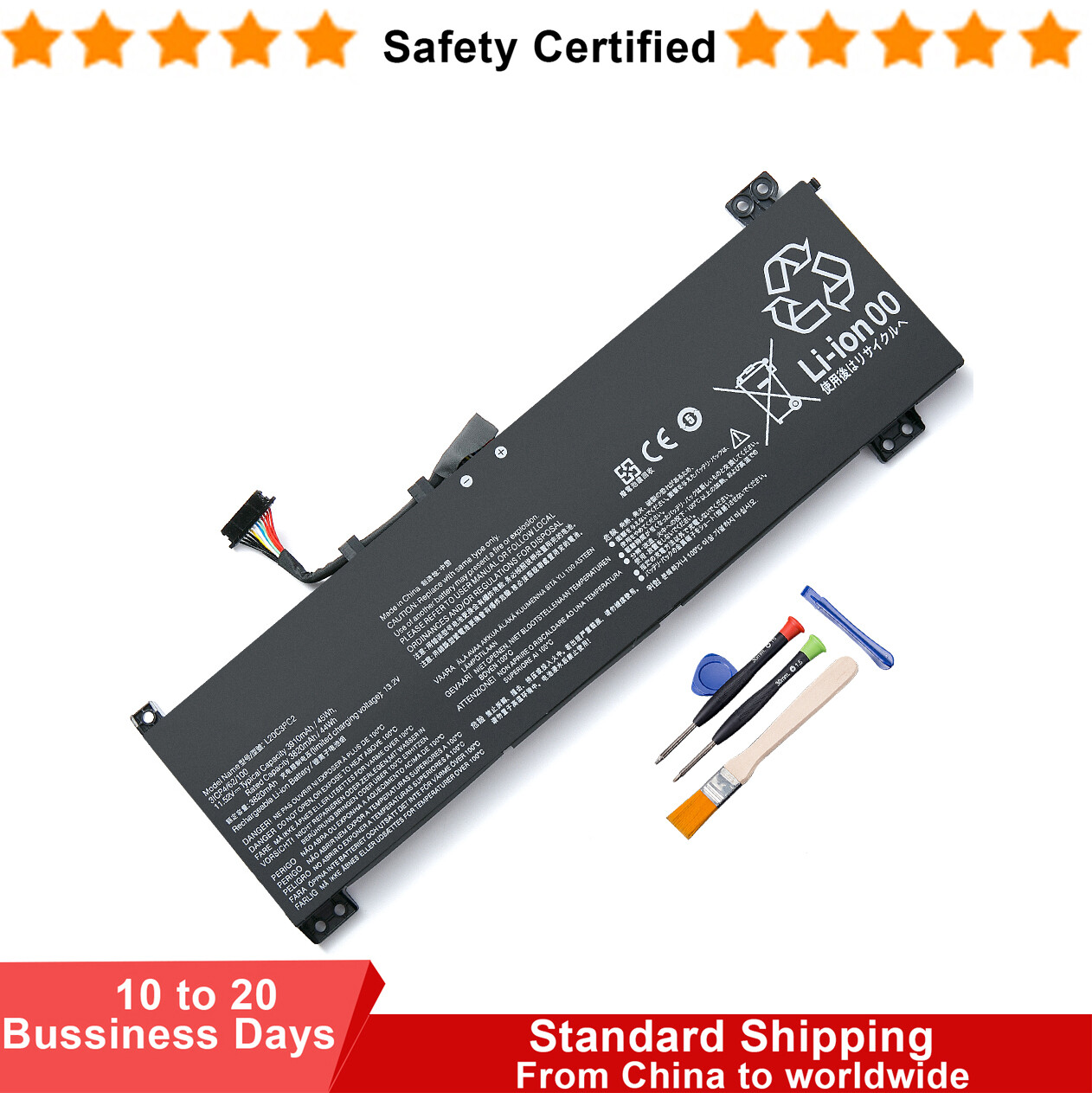 L20C3PC2 Battery For Lenovo Ideapad Gaming 3-15ACH6 3-15IHU6 L360-15 L20M3PC2
