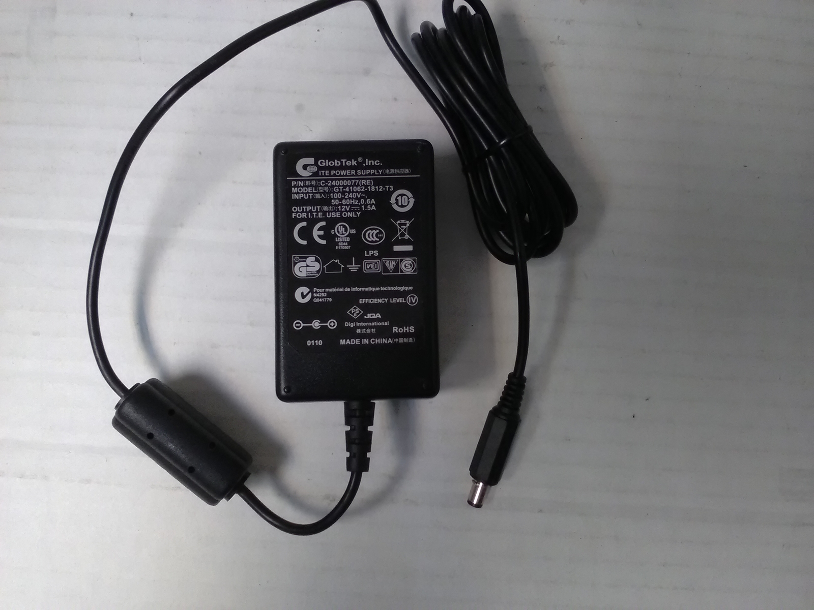 Digi VEG20C-120 Power Supply 12v 1.66a Locking Barrel (7 Available) & Warranty