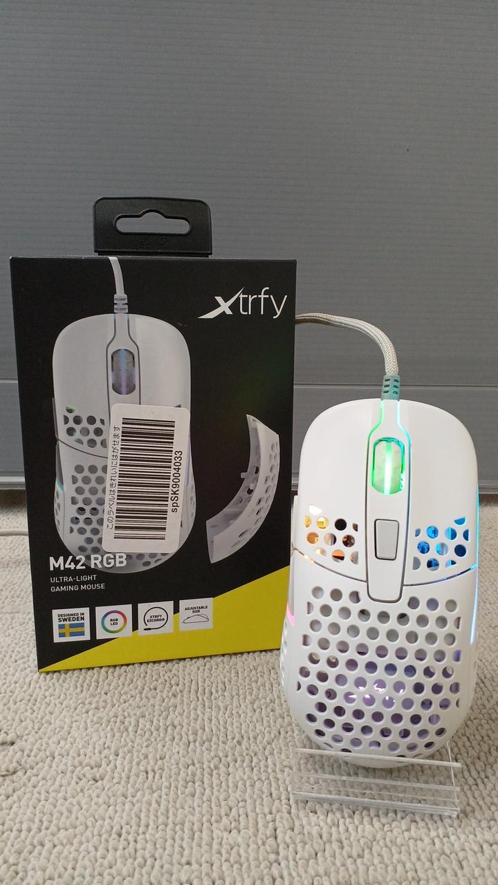 XTRFY M42 RGB Ultralight Gaming Mouse Good Condition Used