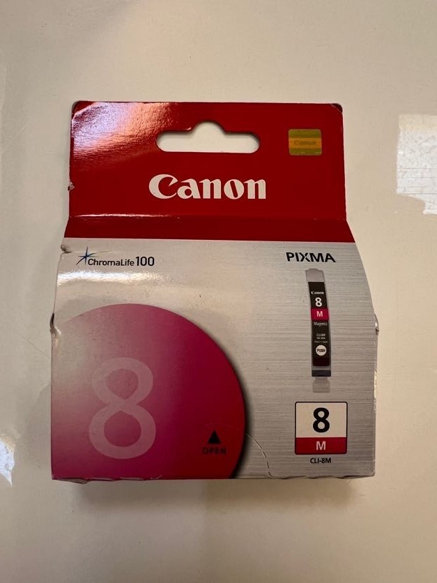 Canon CLI8M (CLI-8) Photo Magenta ChromaLife100 PIXMA