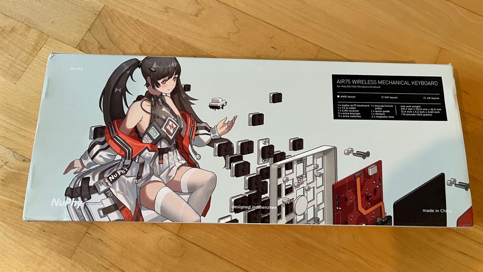 NuPhy Air75 V1 — Ultra-Slim Wireless Low-Profile Mechanical Keyboard
