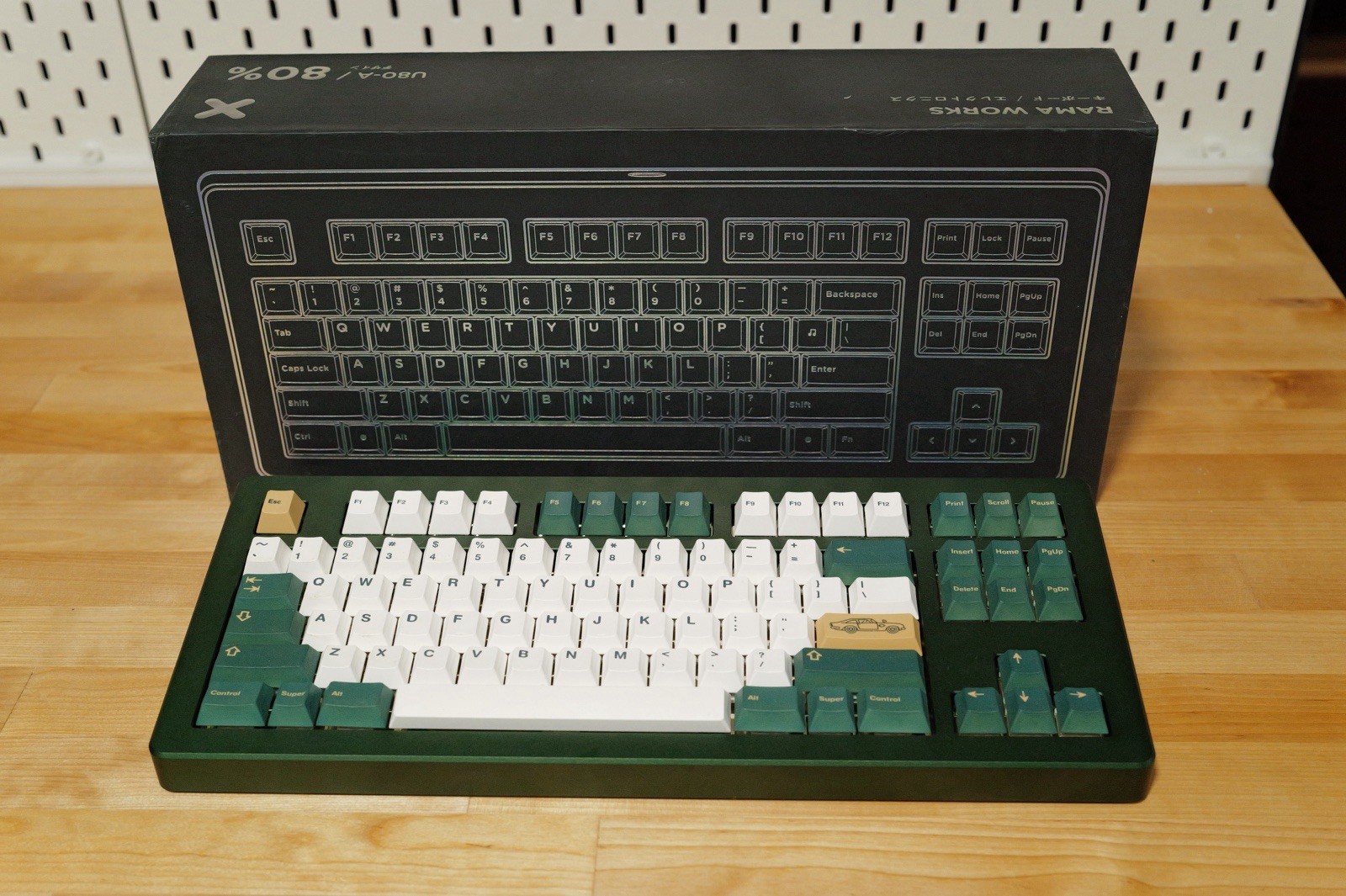 RAMA Works U80-A Seq2 Sage Mechanical Keyboard Hot Swap PCB
