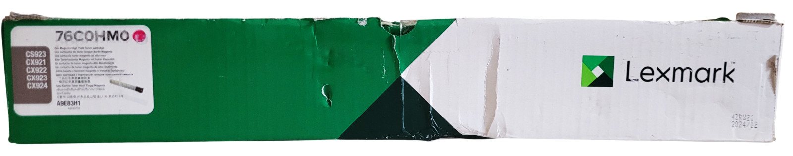 Lexmark 76C0HM0 Magenta High Yield Toner Cartridge With Rough Box