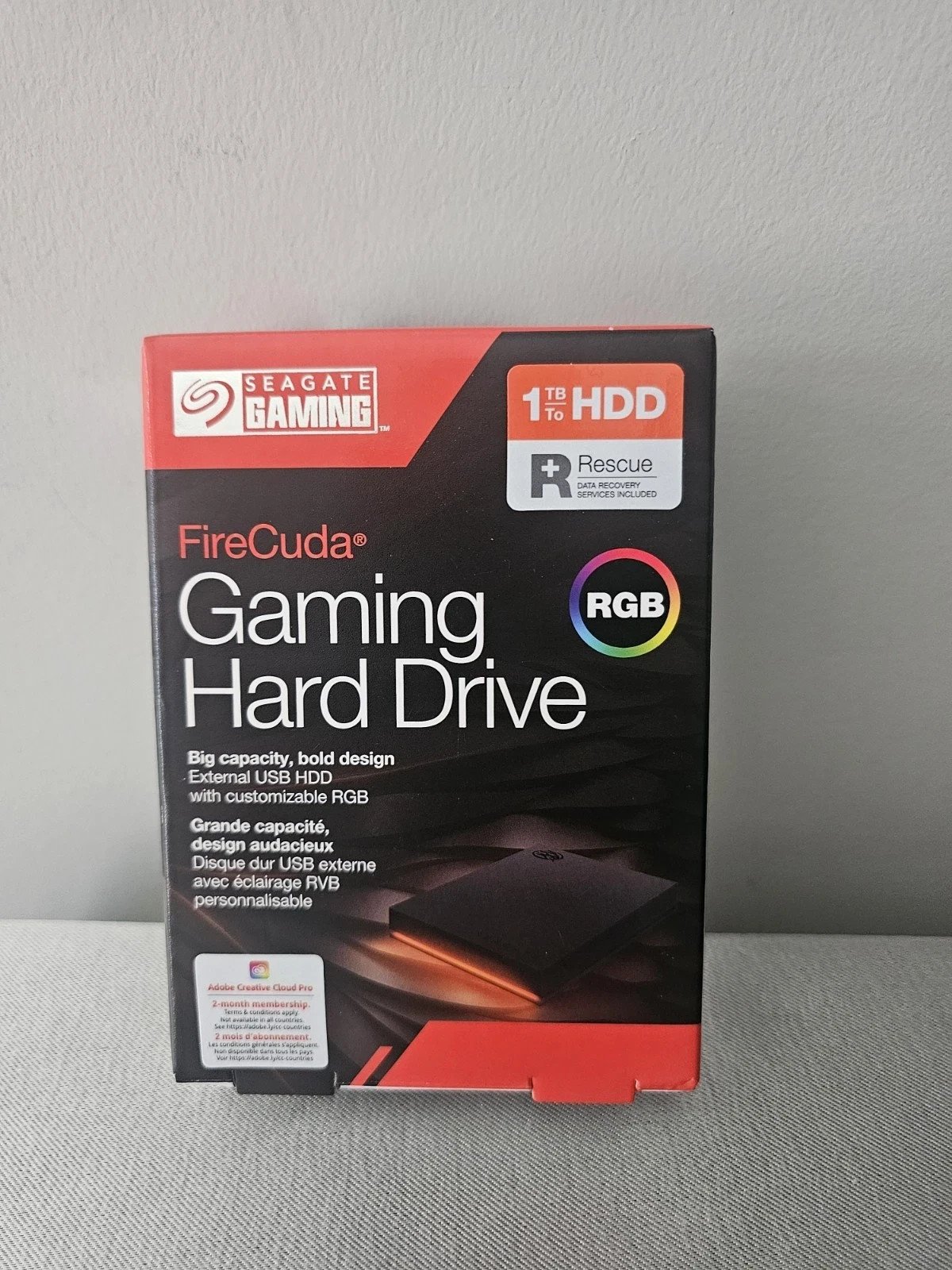 Seagate FireCuda 1TB External USB HDD Gaming Hard Drive STKL1000400