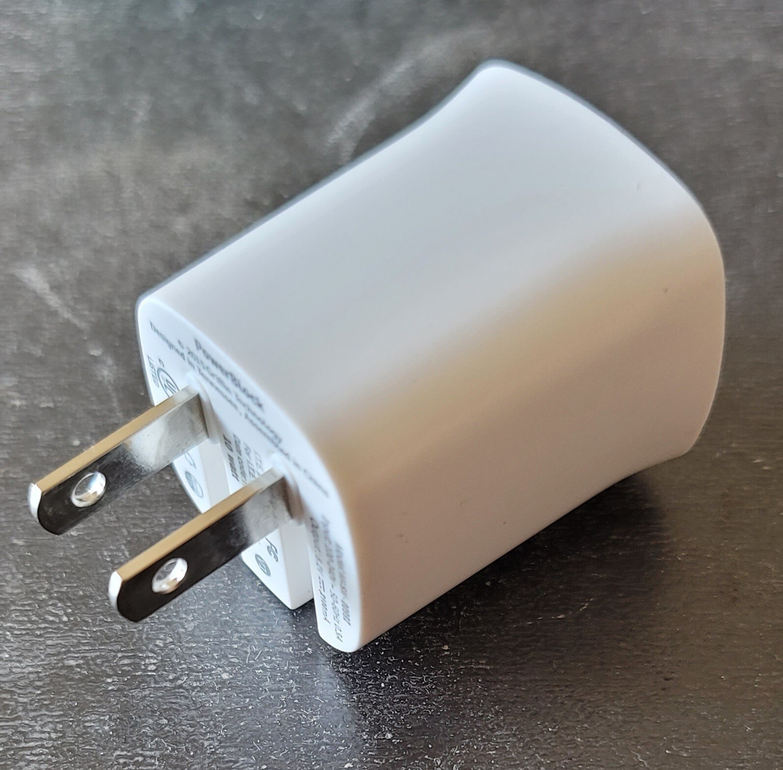 White PowerBlock MASM-00992 AC Adapter 5.2V 2.1A 10W USB Cable Not Included