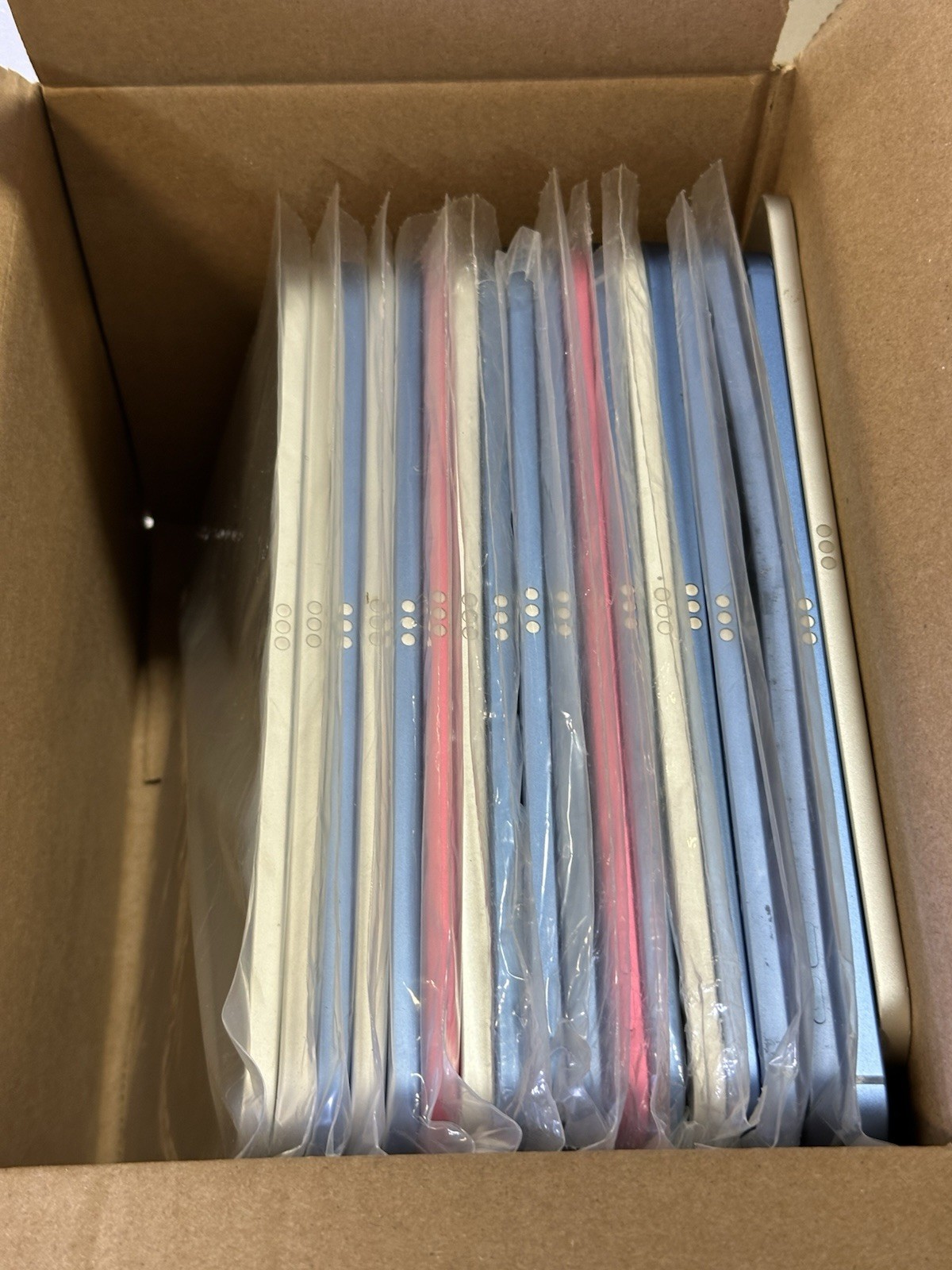 LOT Of 67 iPads ; Air 1-5, Pro M4; 3-11 Gen iPads; Mixed Colors and GB.