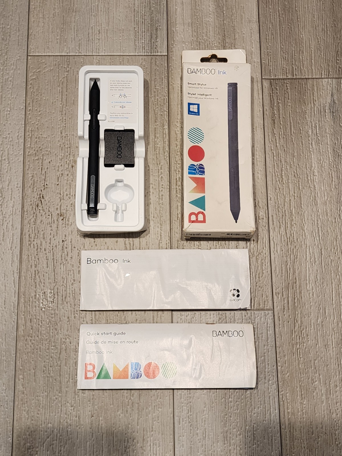 Wacom CS321AK Bamboo Ink Smart Stylus Black Optimized For Windows Ink NEW READ