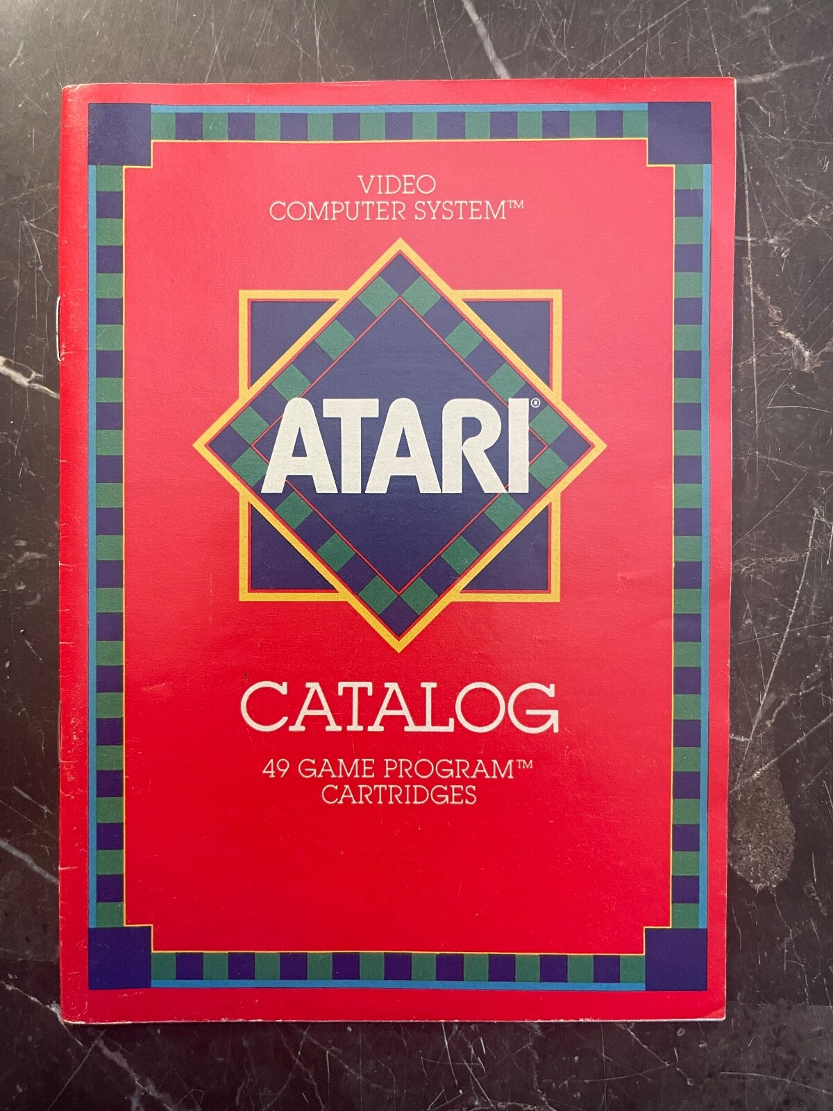 VTG 1982 Atari Video Computer System Catalog 49 Game Program Cartridges-MINT