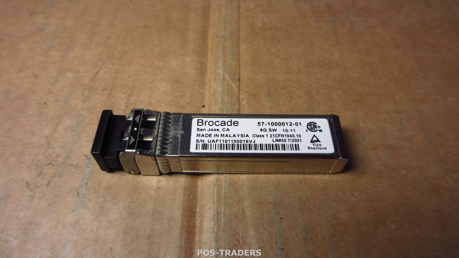 Brocade 57-1000012-01 8Gb SWL 850nm SFP SFP+ FC Optical Transceiver Module
