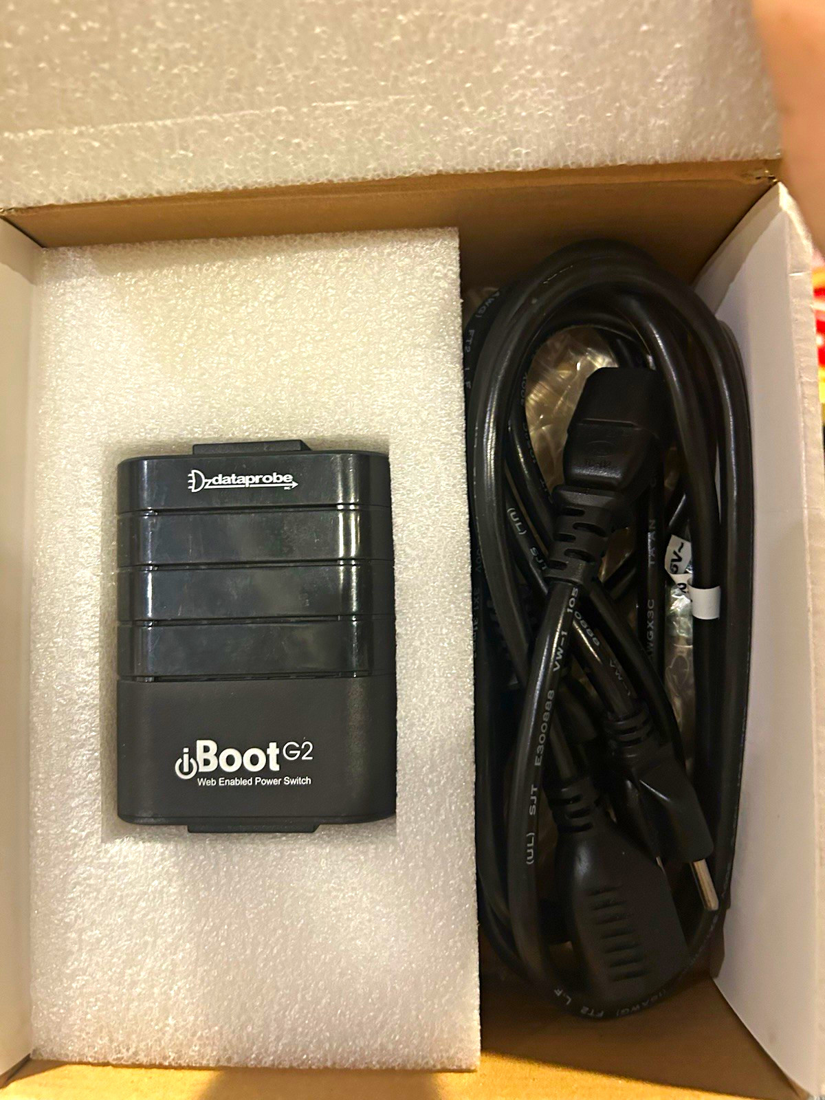 Dataprobe iBoot-G2+ Network Controlled Power Switch 1 Outlet 12A Black