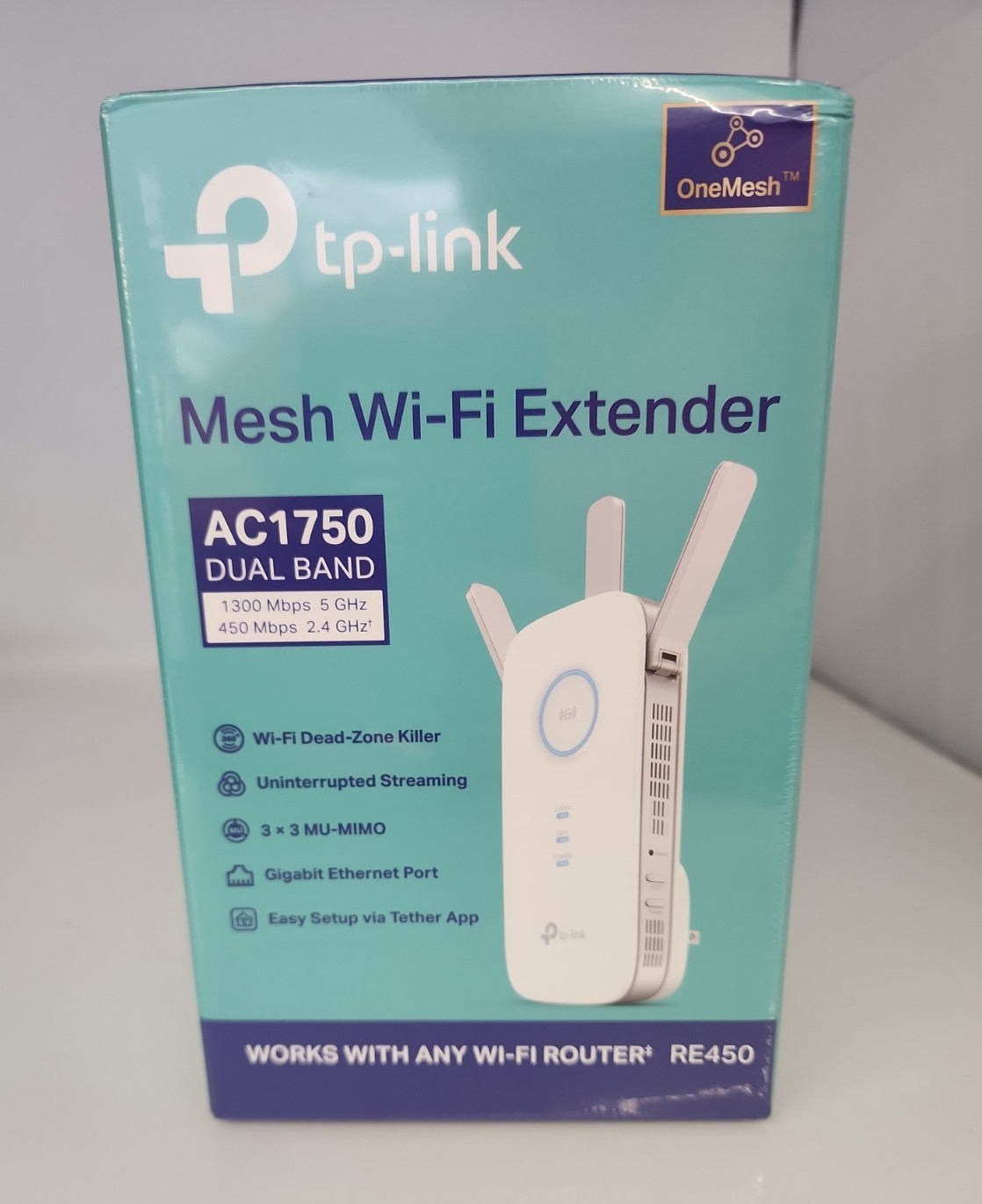 Tp-Link RE450 AC1750 Gigabit Mesh Wi-Fi Range Extender - Brand New Sealed
