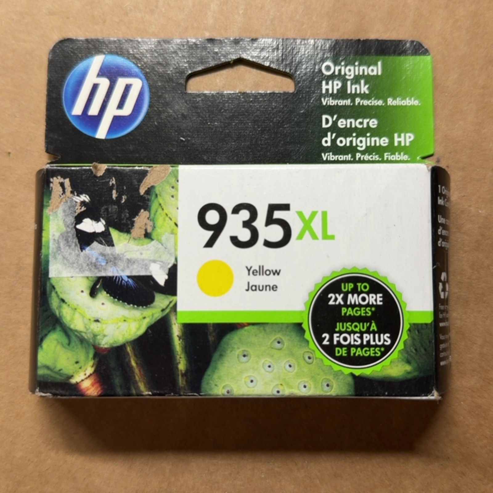 HP 935XL Yellow Ink Cartridge C2P26AN for HP Printer High Yield 825 Pages