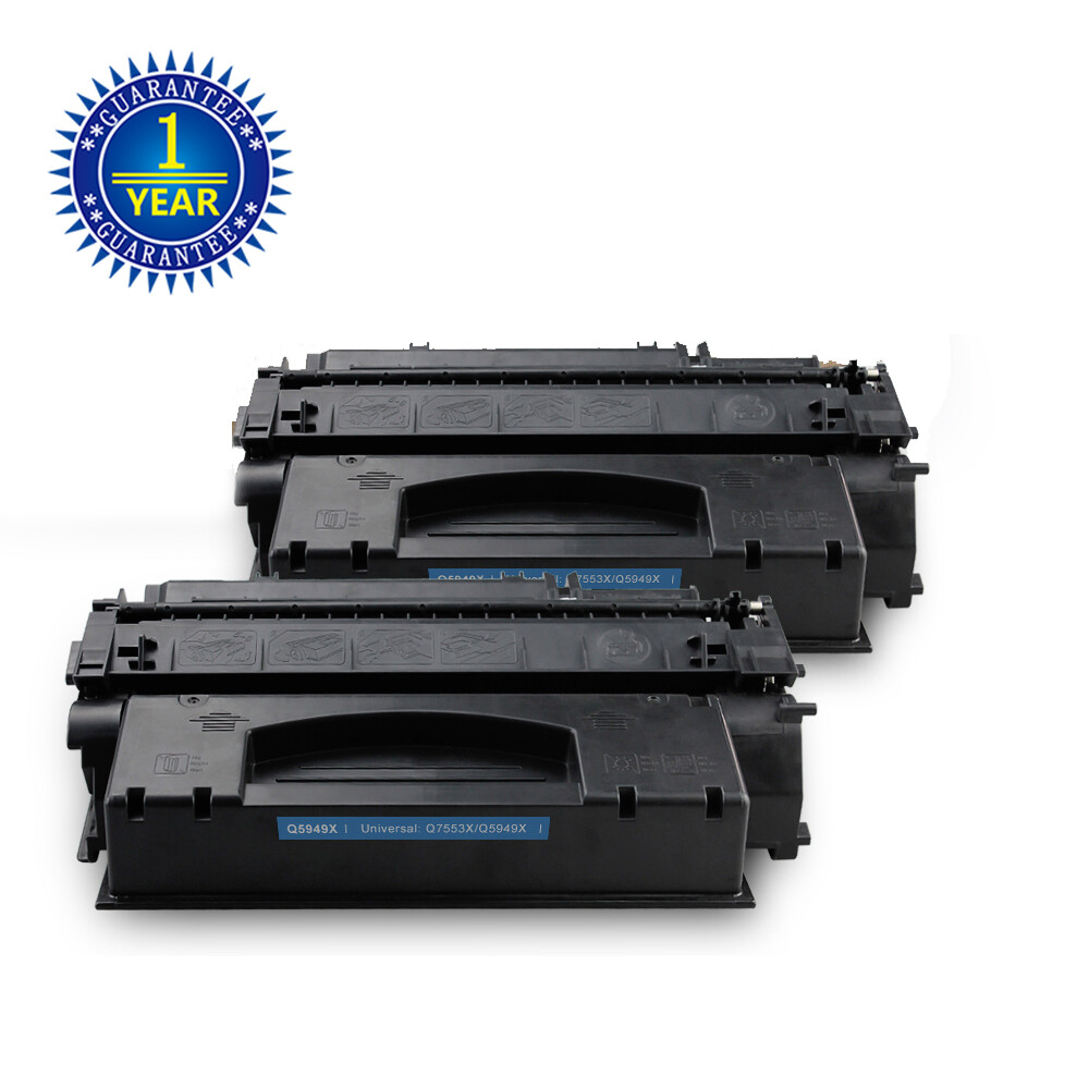 2PK Q5949X 49X High Yield Toner Cartridge For HP Laserjet 3390 1320 3392 1320nw