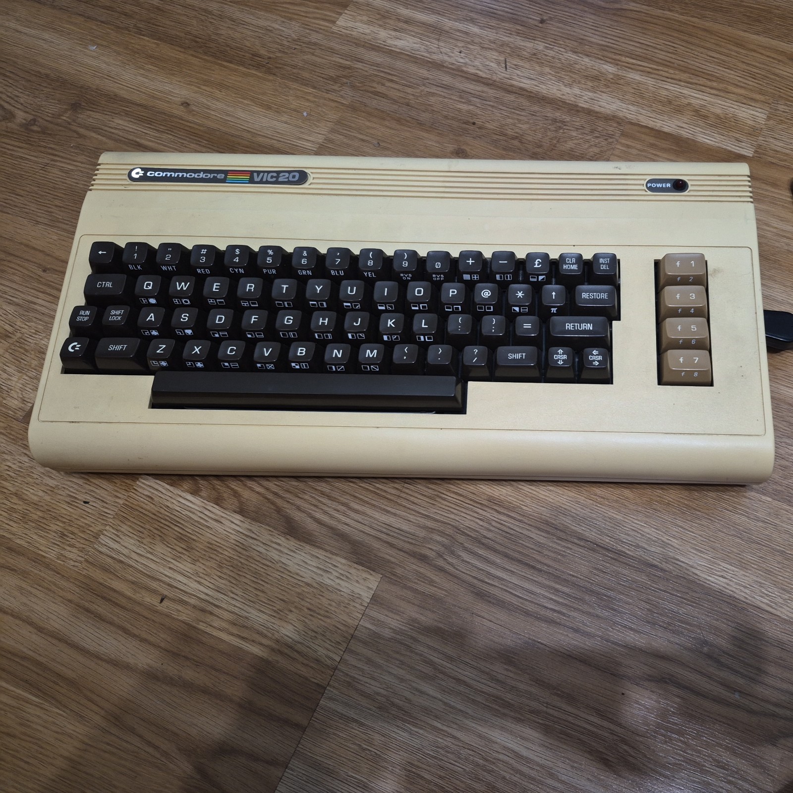 Vintage Commodore 64 Keyboard wth controls.