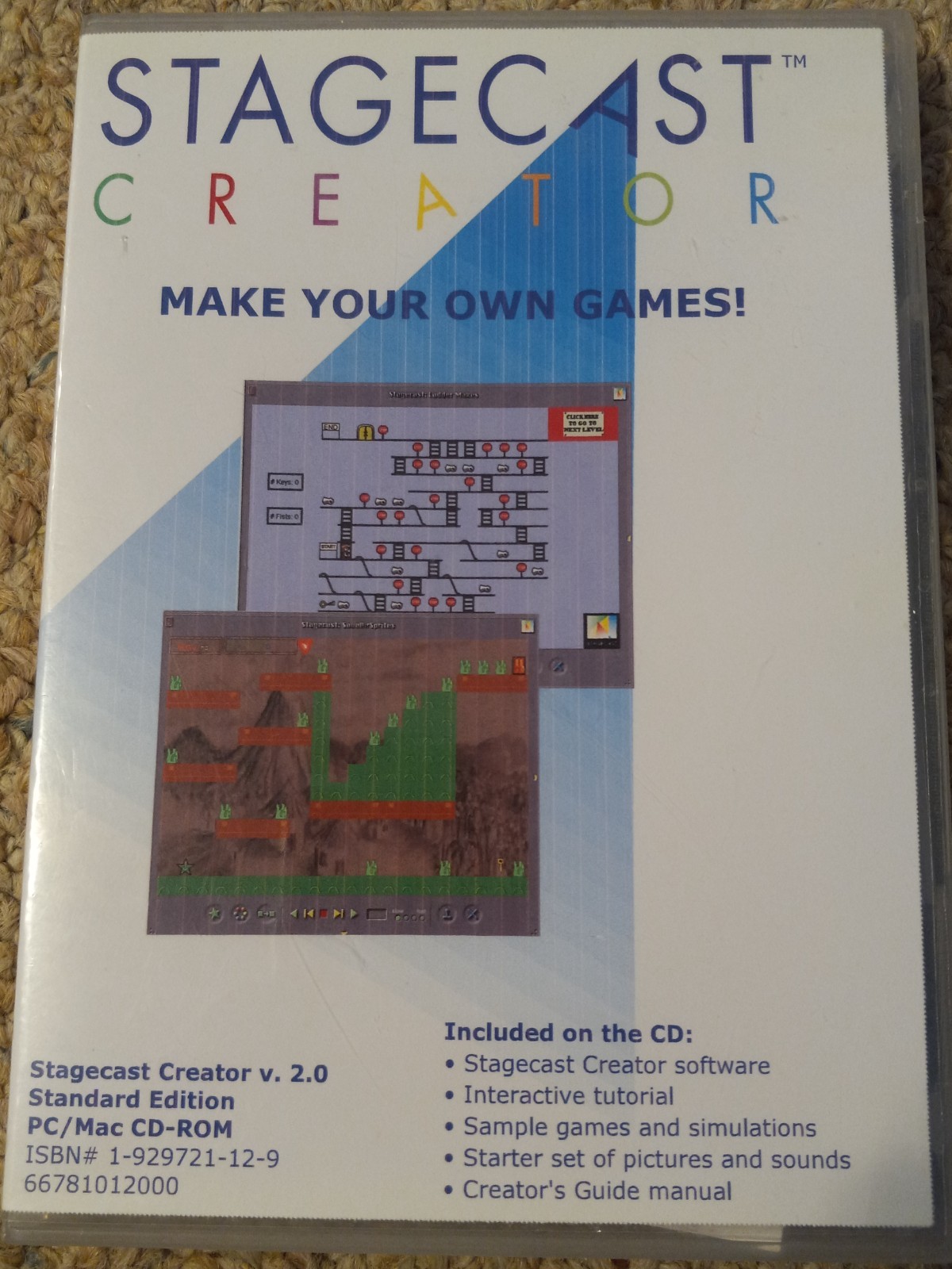 Rare Vintage Stagecast Creator 2.0 PC/MAC Programing Game Building 2006 PRIVATE