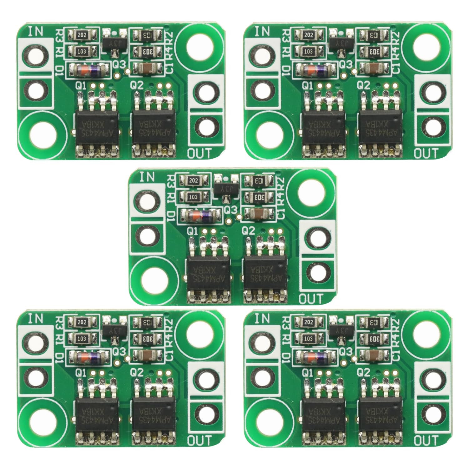 5Pcs Anti Reverse Connection Power Protection Board for Battery Charging Idea...