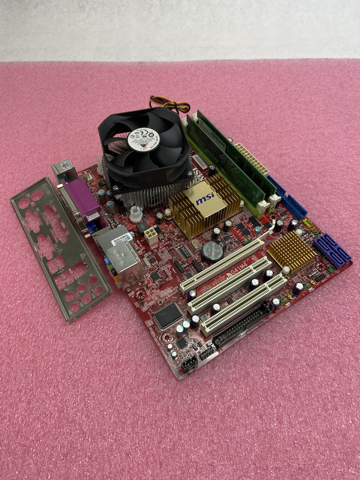 MSI MS-7592 Motherboard Intel Core 2 Duo E7500 2.93GHz 3GB RAM w/IO