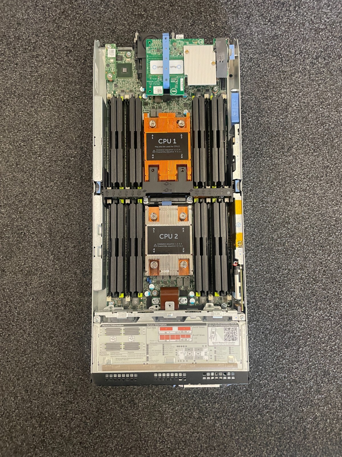 Dell PowerEdge FC630 8x 1.8” Bay Blade Server CTO - with Dual Heatsinks