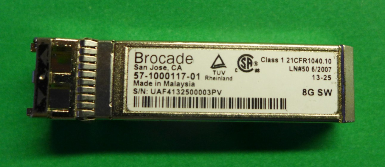 GENUINE Brocade 8GB SFP Transceiver Module 57-1000117-01