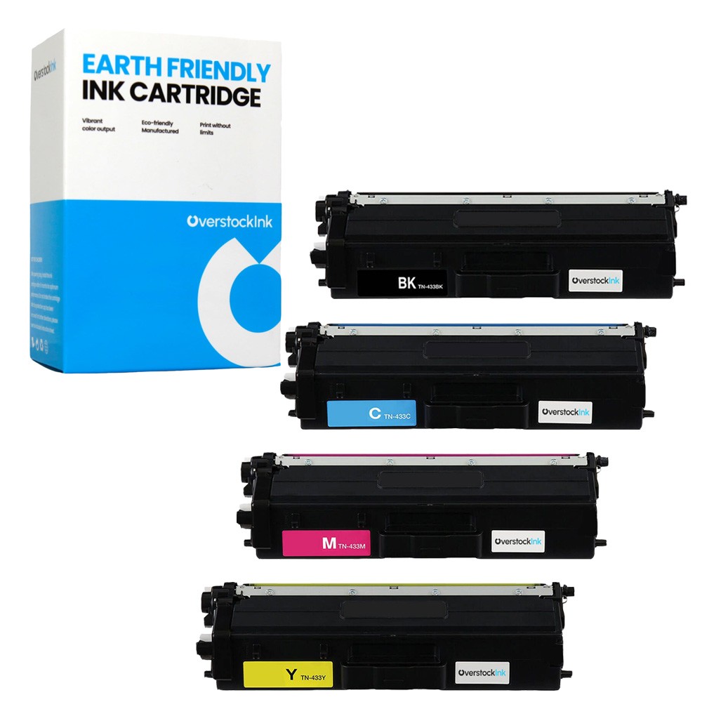 4-Pack OSI Compatible TN433 Toner Cartridges fits Brother HL-L8360CDWT L9310CDW