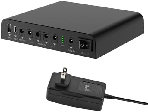 Mini UPS Uninterrupted Power Supply 27000mAh 97.2Wh Lithium ion Backup Battery P