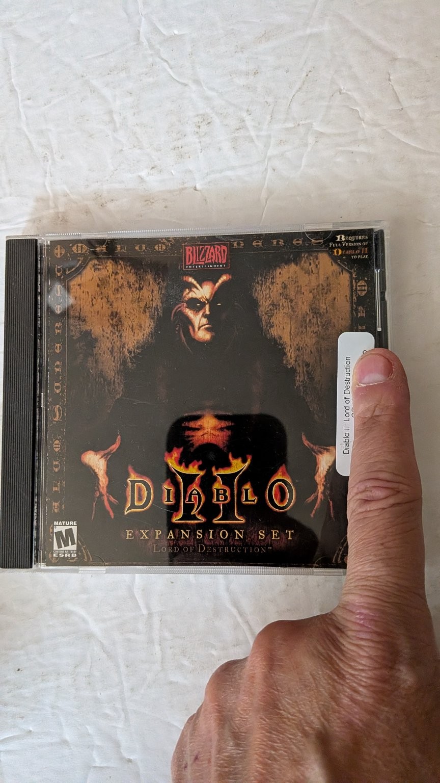 Blizzard Diablo II Lord of Destruction Expansion Set PC Game Disc (includes key)