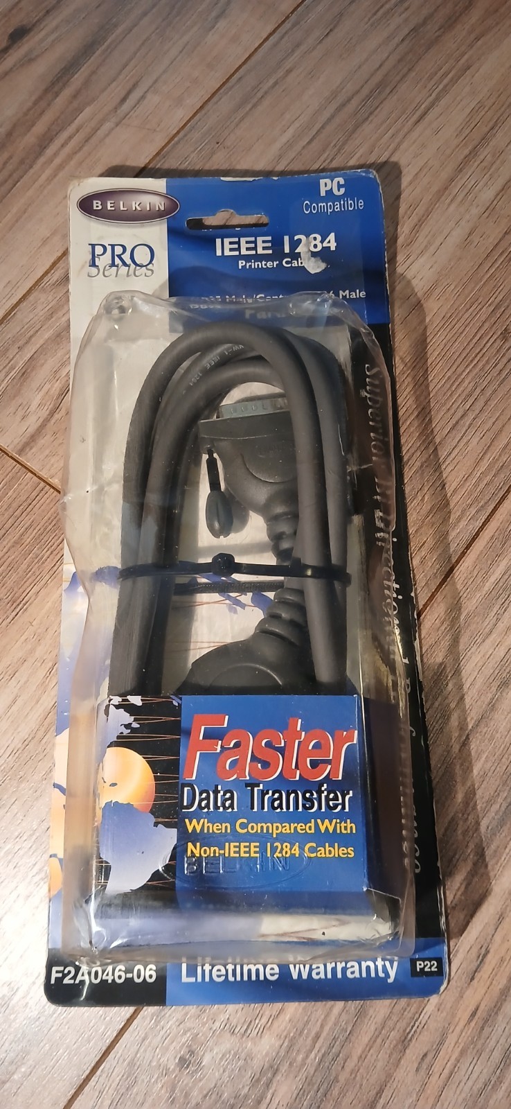 Belkin Pro Series 6' IEEE 1284 Printer Cable DB25 Male/Centronics 36 B Male