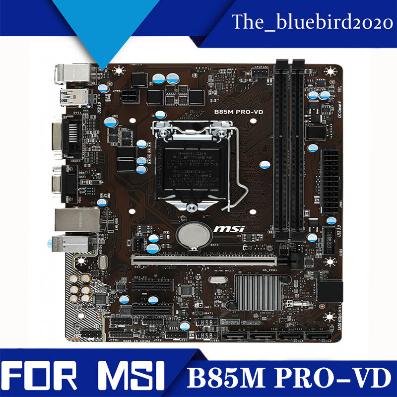 For MSI B85M-P33 V2 V3 IE35 E45 B85M PRO-VD B85 Motherboard 1150 Pin Tested OK